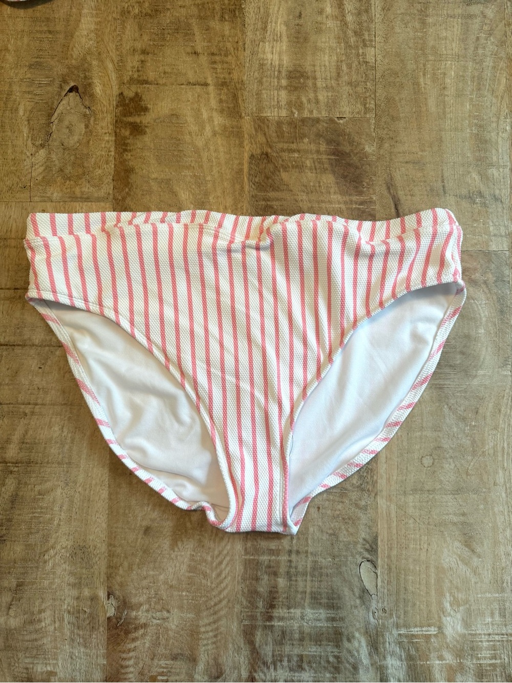 NWT Draper James Pink Striped Bikini Bottoms